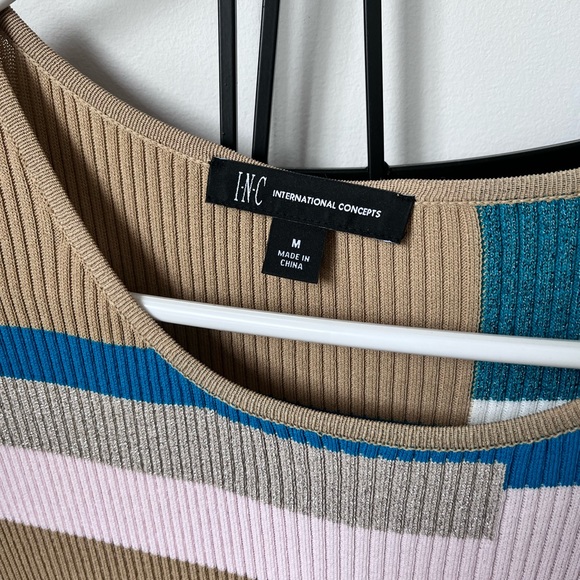 Striped Sweater Dress - Picture 2 of 3